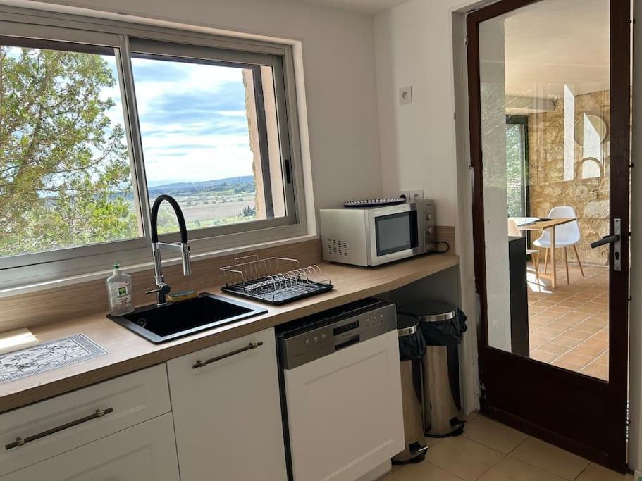 Appartement Grand T2 Bis Avec Terrasse Et Vue à Portel-des-Corbieres Extérieur photo