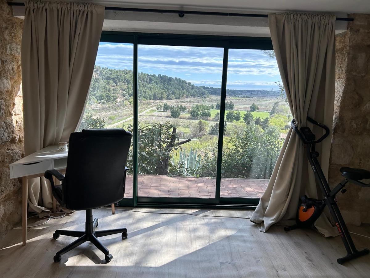Appartement Grand T2 Bis Avec Terrasse Et Vue à Portel-des-Corbieres Extérieur photo